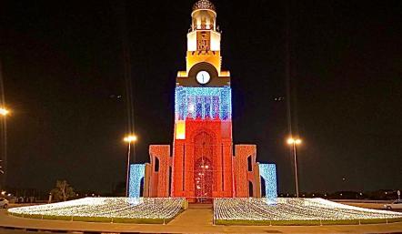 بلدية "الجنوبية" تزين الشوارع الرئيسية بالإنارة الليلية بمناسبة الأعياد الوطنية