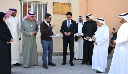 وزير شؤون البلديات والزراعة يتفقد سير عمل مشروع تنمية المدن والقرى في المحافظة الشمالية