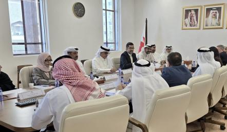 وزير شؤون البلديات والزراعة يجتمع مع رئيس جمعية المكاتب الهندسية