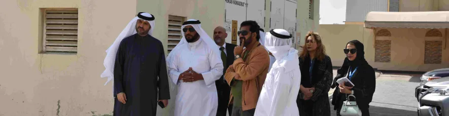 جولة المدير العام مع عضو المجلس البلدي