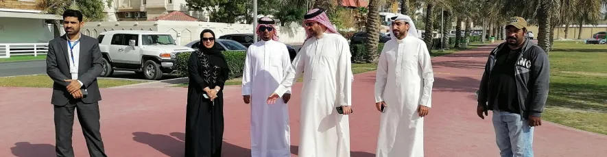 جولة المدير العام في ممشى مدينة عيسى المطاطي بتاريخ 20 فبراير 2020م