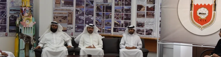 استقبال مدير العالم لموظفي البلدية بمناسبة رمضان