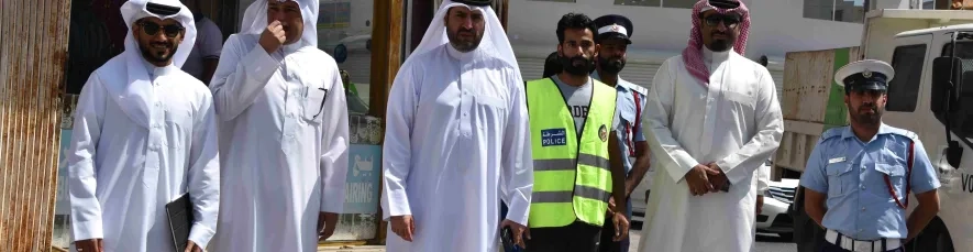 حملة ازالة في سوق الرفاع