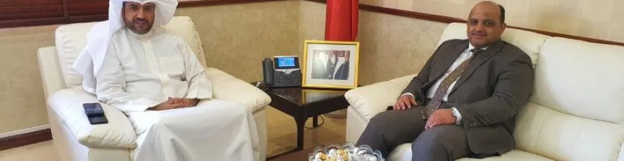 لقاء سعادة المدير العام مع النائب علي محمد اسحاقي