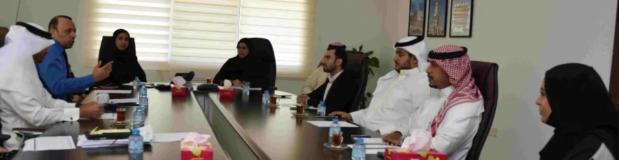 اجتماع رؤساء الاقسام مع المالية