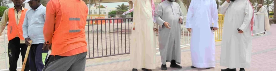 جولة المدير العام في ممشى الاستقلال